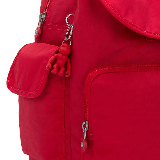 Kipling City Pack Ryggsäck Röda Mörkröda | SE 1403NW